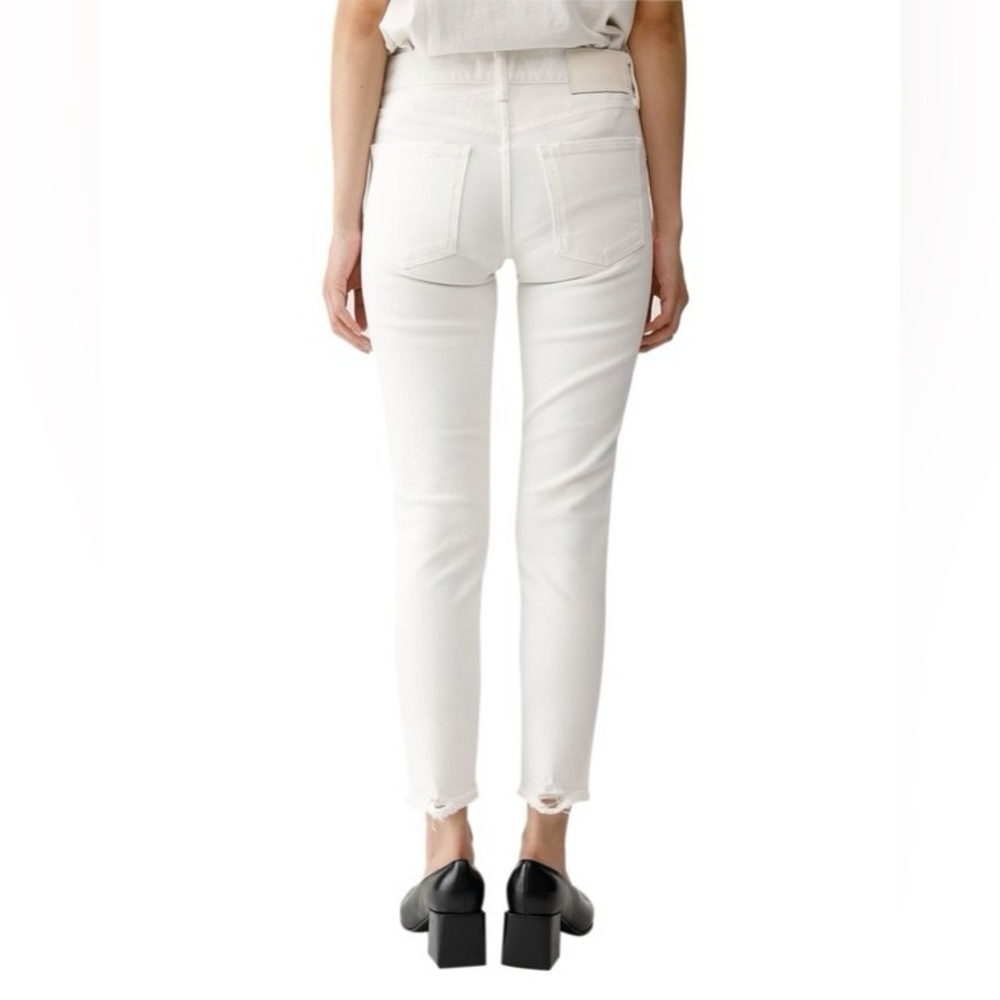 Moussy Vintage Velma Skinny Jeans Destroyed White